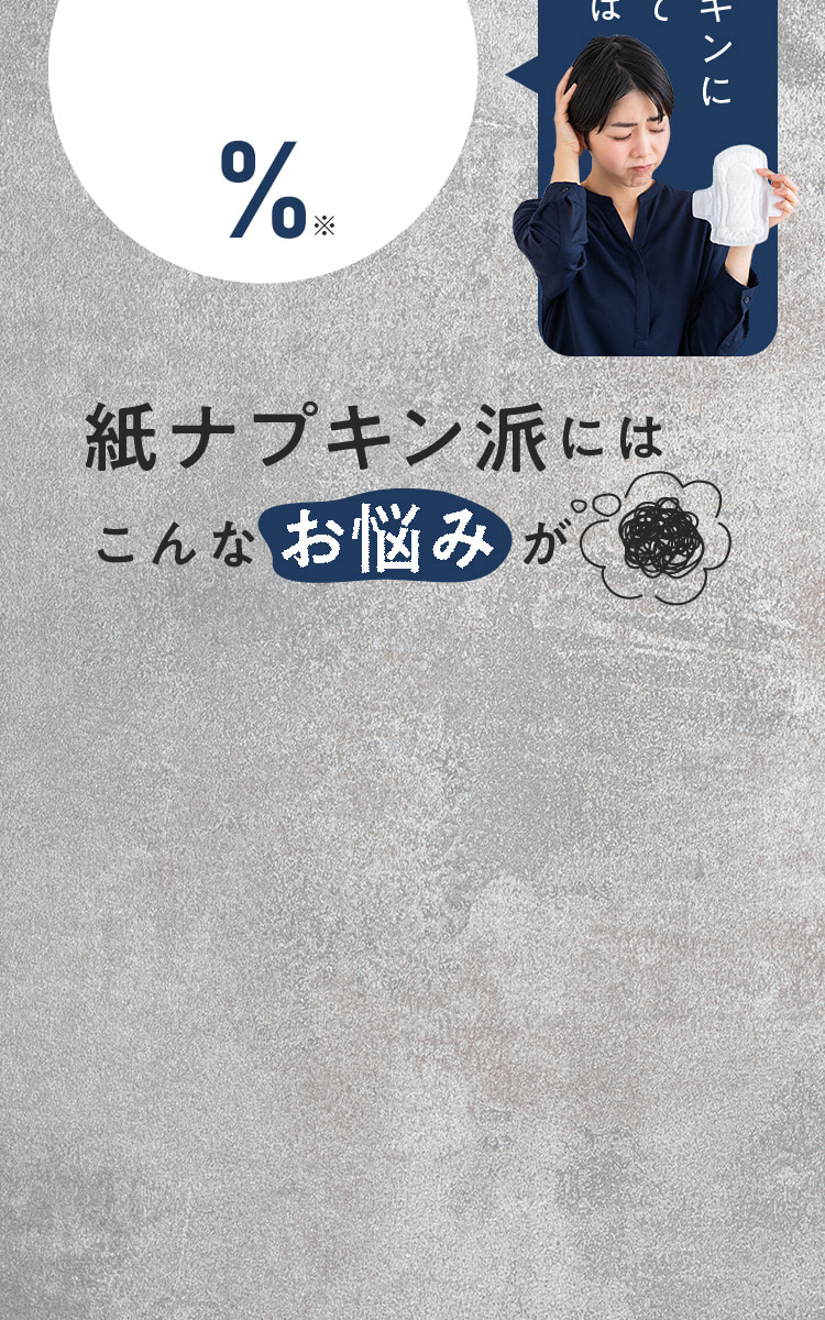 生理用品みんな、何を使ってる?紙ナプキン?それってベストな選択?そんなお悩みには、一枚で快適に過ごせるTSUKIOBI