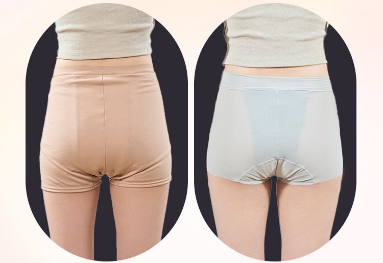 後ろ姿と横からの姿の写真が切り替わる